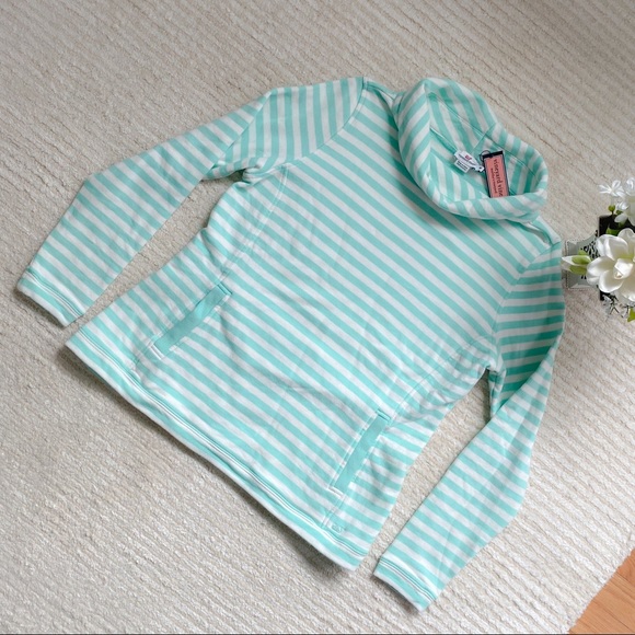 NWT Vineyard Vines striped knit pullover sweatshirt - Picture 2 of 12